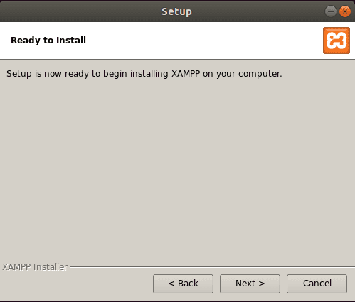 ready to install XAMPP?