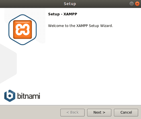 Install XAMPP on Ubuntu Setup Welcome Page