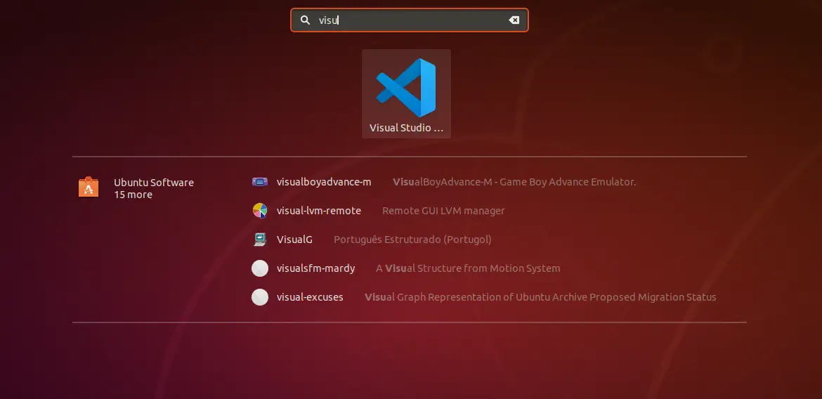 Launch Visual Studio Code in Ubuntu