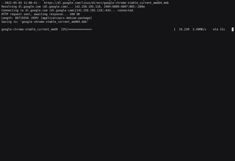 install chrome on Ubuntu Terminal
