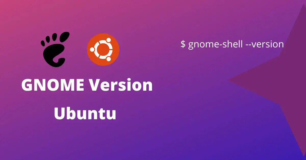 Find gnome version in Ubuntu
