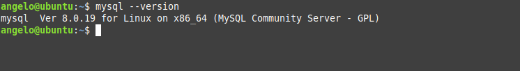 mysql version