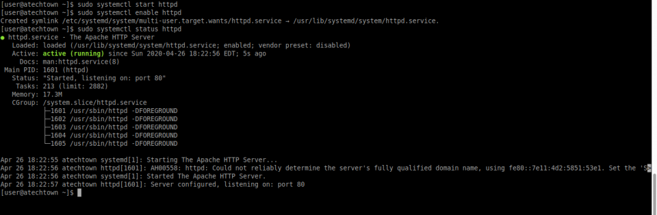 Installing Apache and PHP on CentOS 8 - ImagineLinux