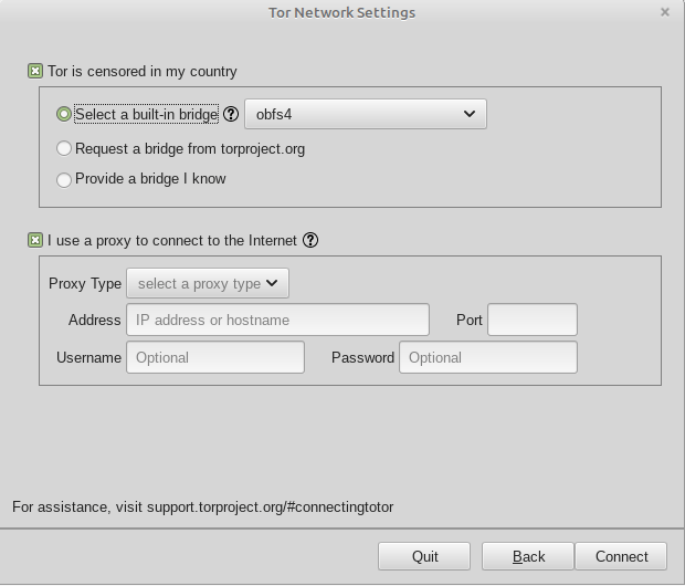 Configuring TOR browser on Ubuntu / Linux Mint