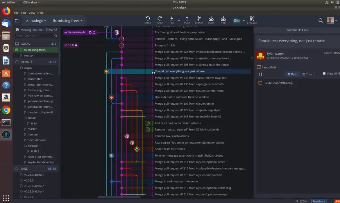 Git Kraken a Git client for Linux