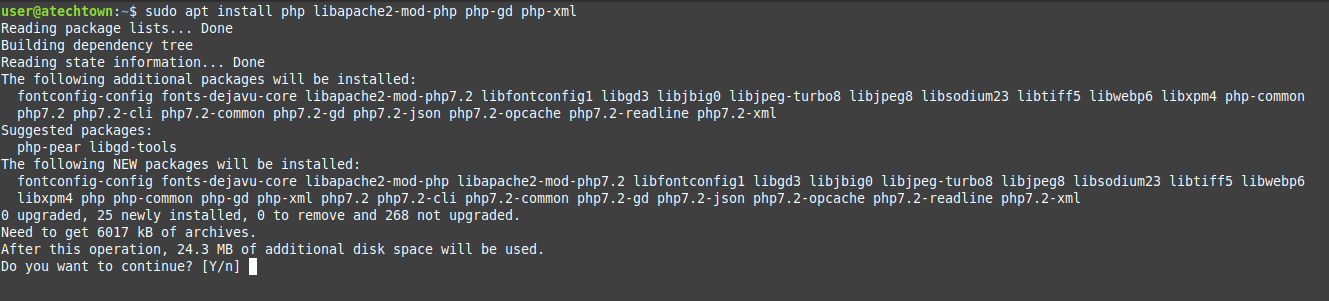 Install PHP on Ubuntu 18.04