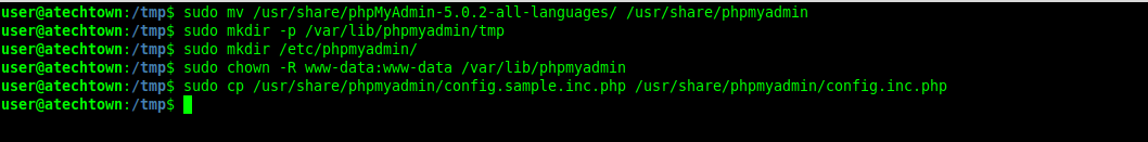 Installing PHPMyAdmin on Ubuntu