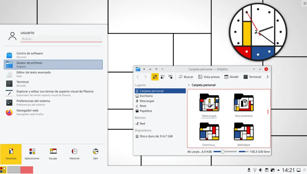 Mondrian Theme