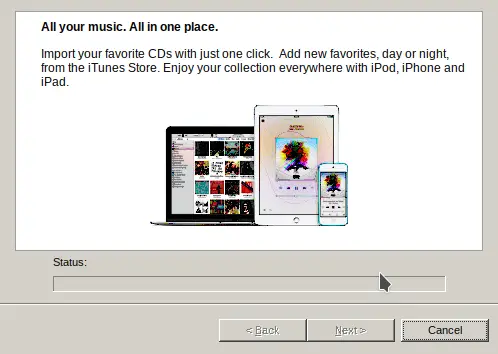 Installing iTunes with Wine