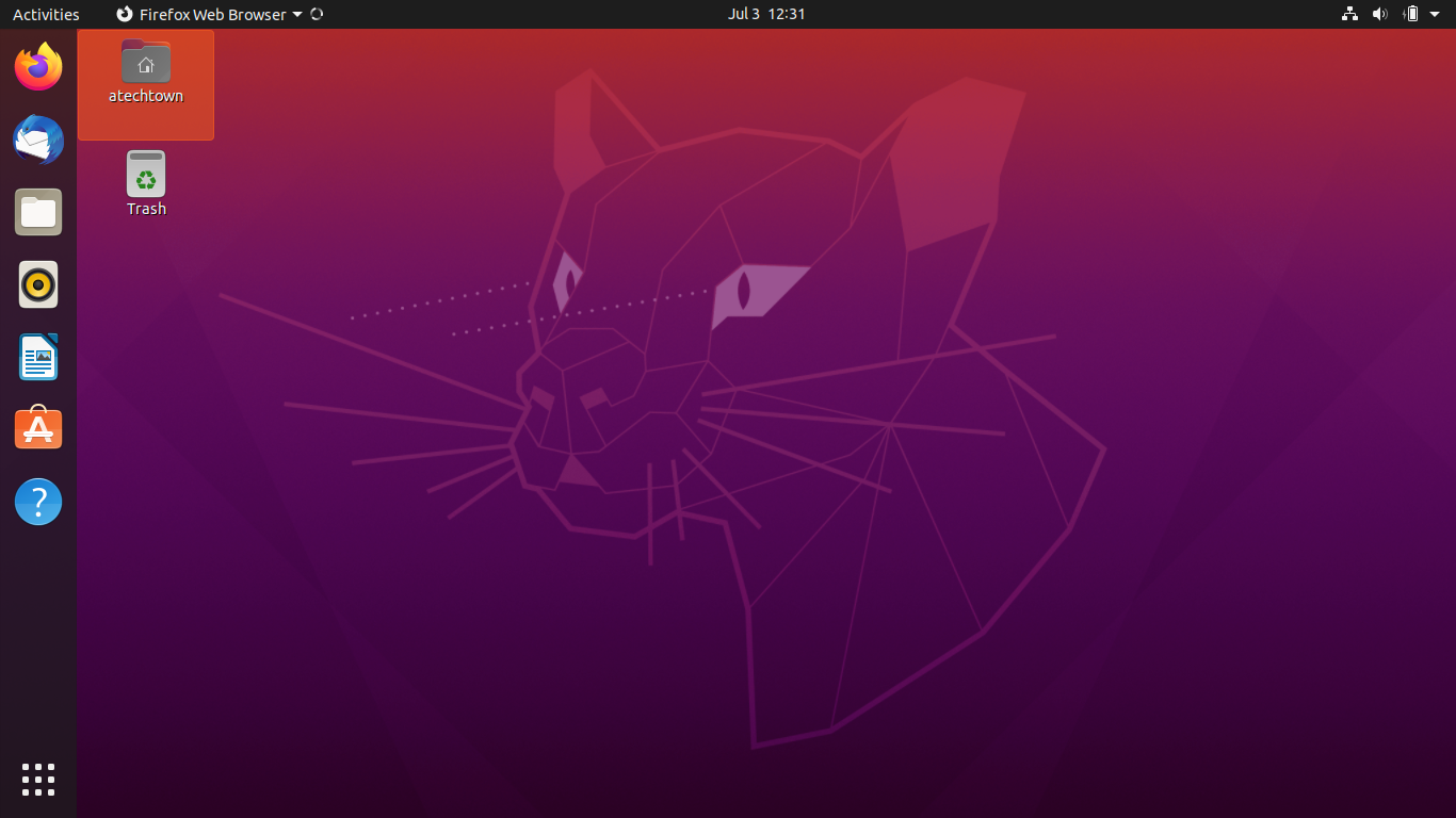 Ubuntu 20.04 properly installed
