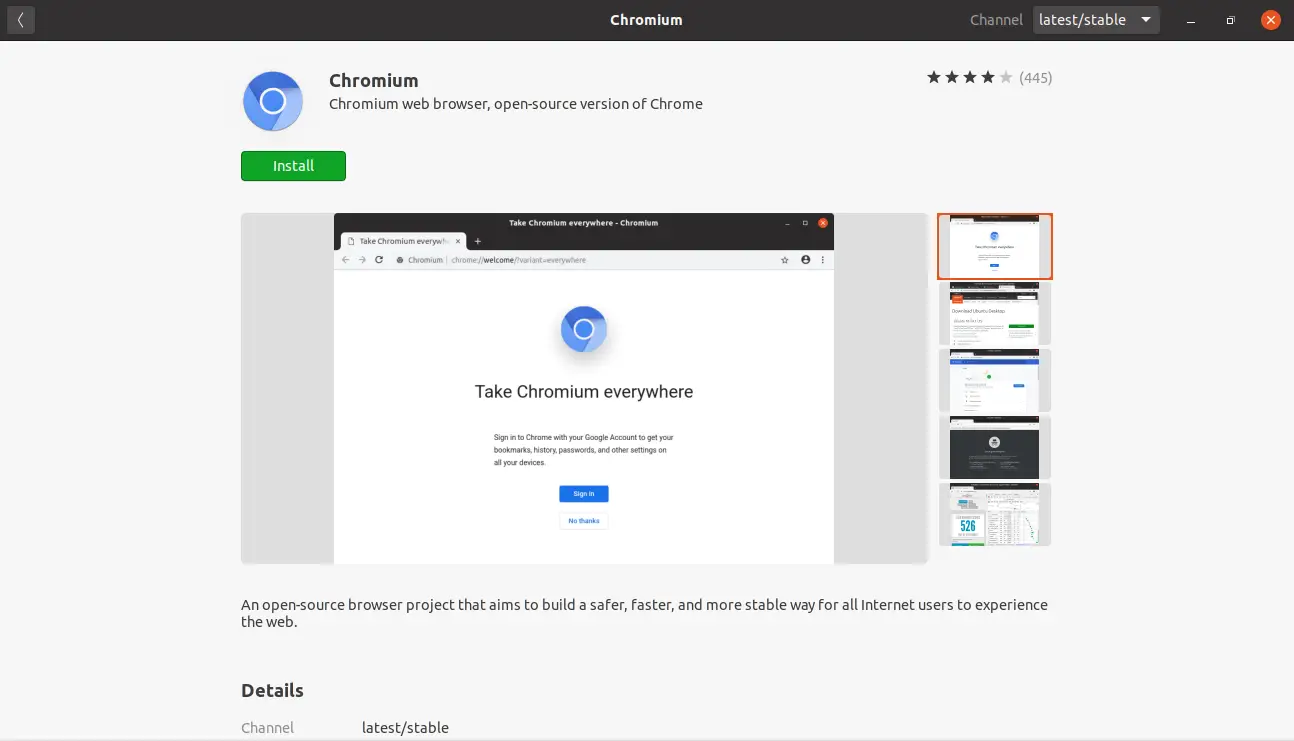 Install Chromium on Ubuntu 20.04