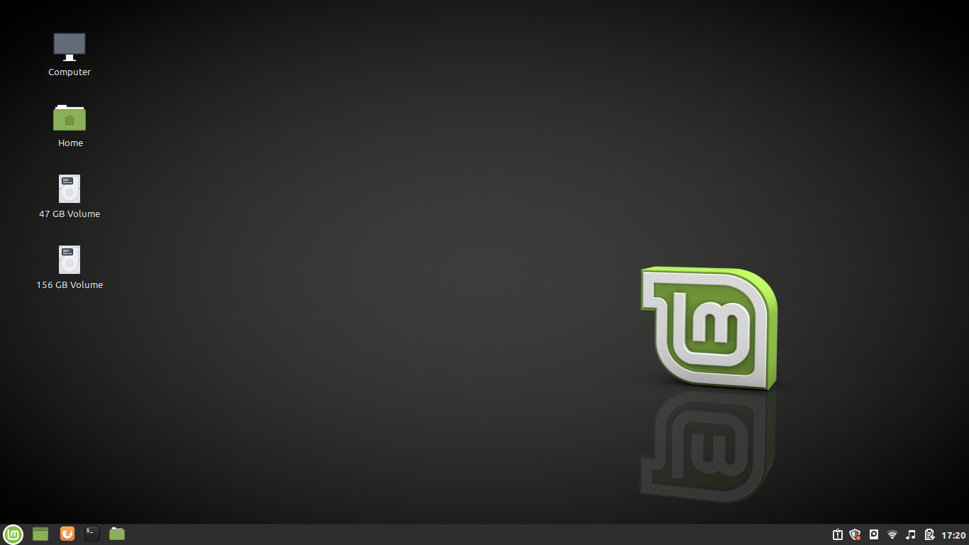 Linux Mint desktop