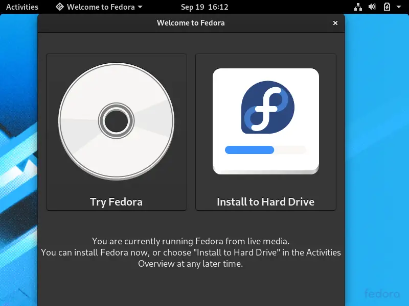 Fedora Installer