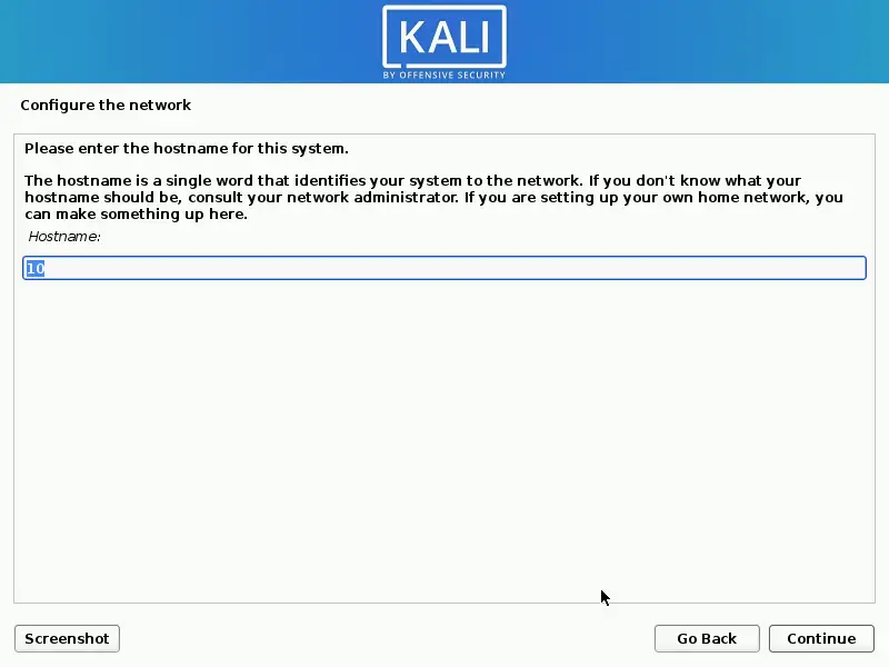 Define the hostname