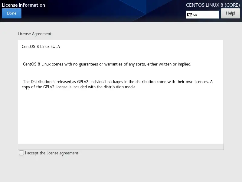 CentOS License Terms