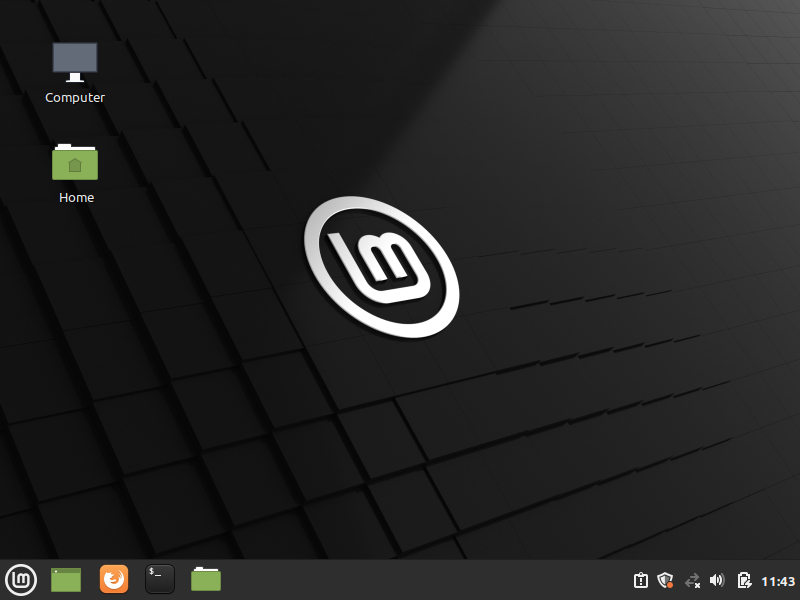 Linux Mint installed