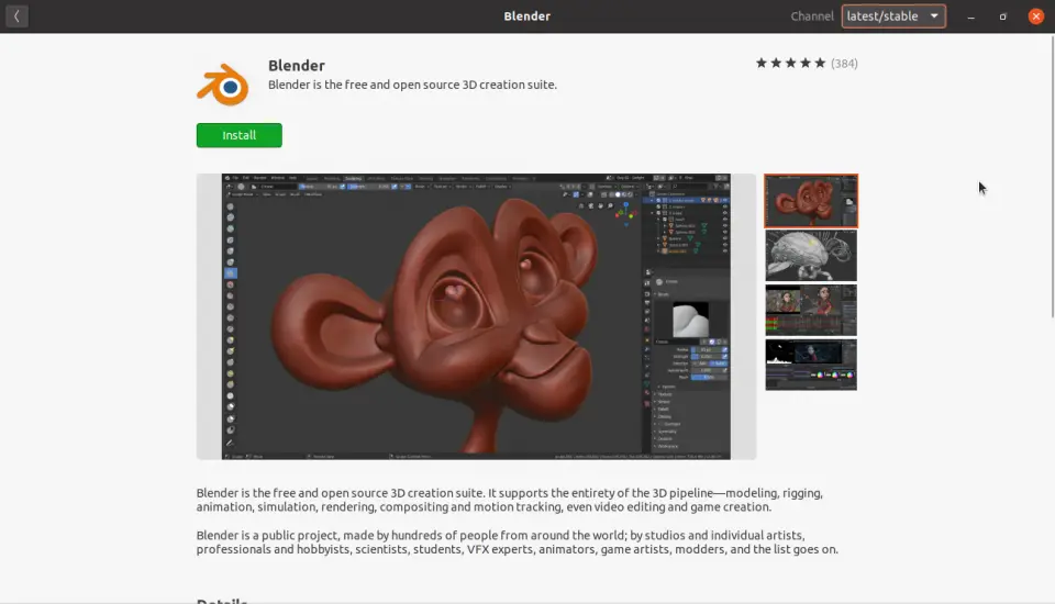 How To Install Blender On Ubuntu 20 04 Imaginelinux How To Install Blender On Ubuntu 20 04 Imaginelinux