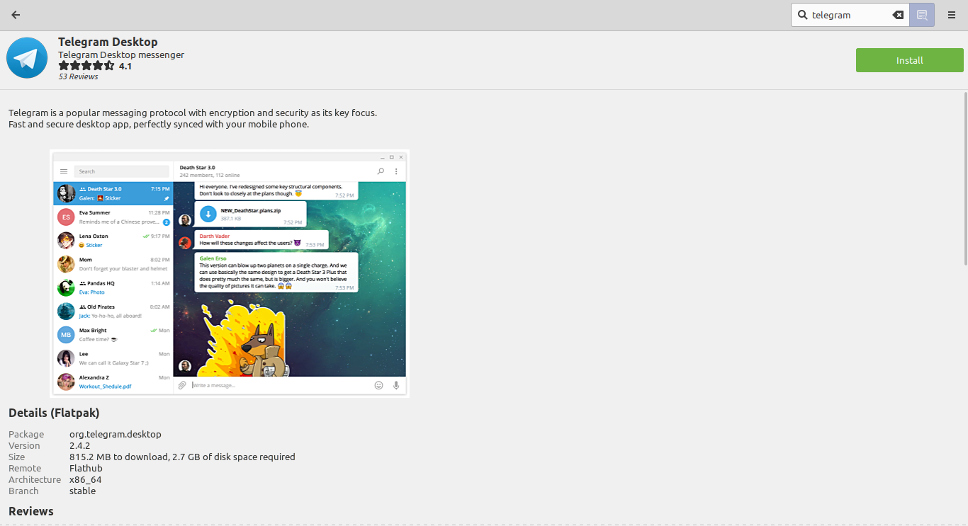Install Telegram on Linux Mint