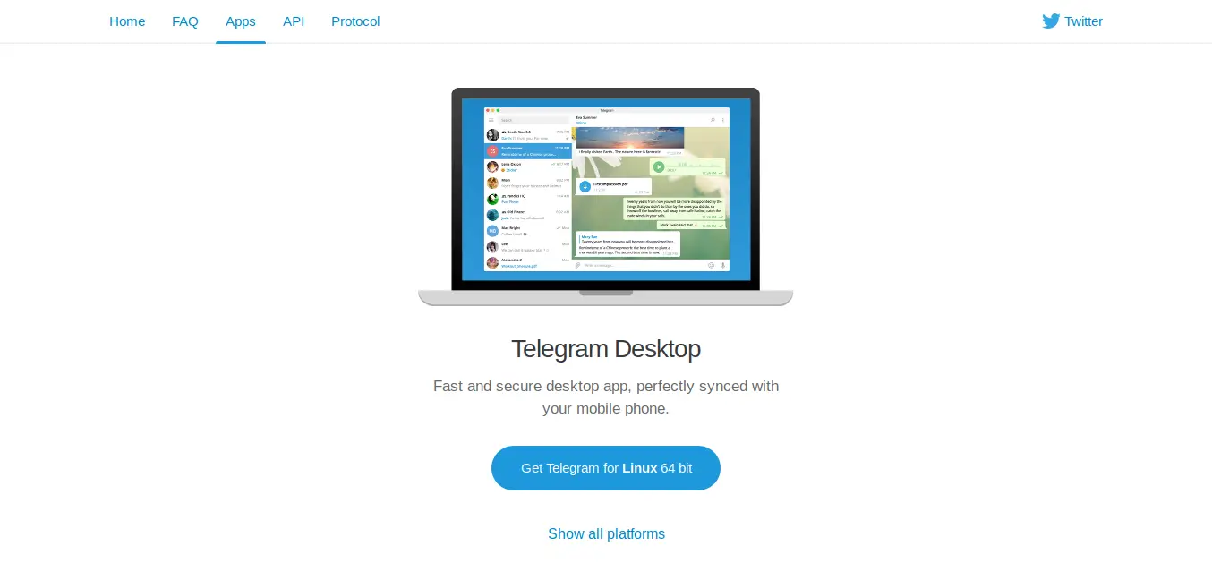 Telegram Website