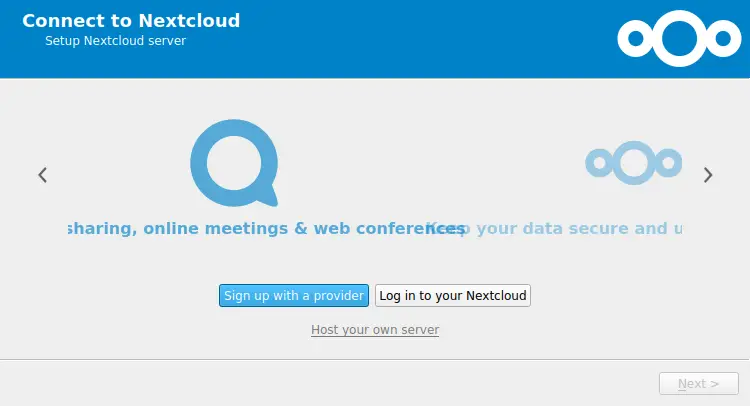 Nextcloud client