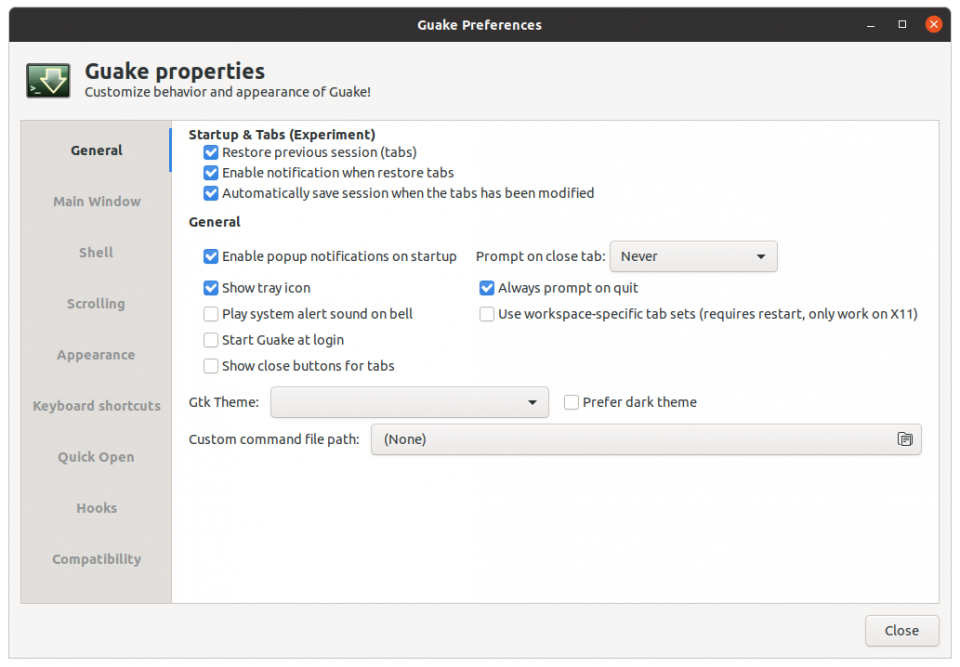 How to Install Guake on Ubuntu 20.04? - ImagineLinux