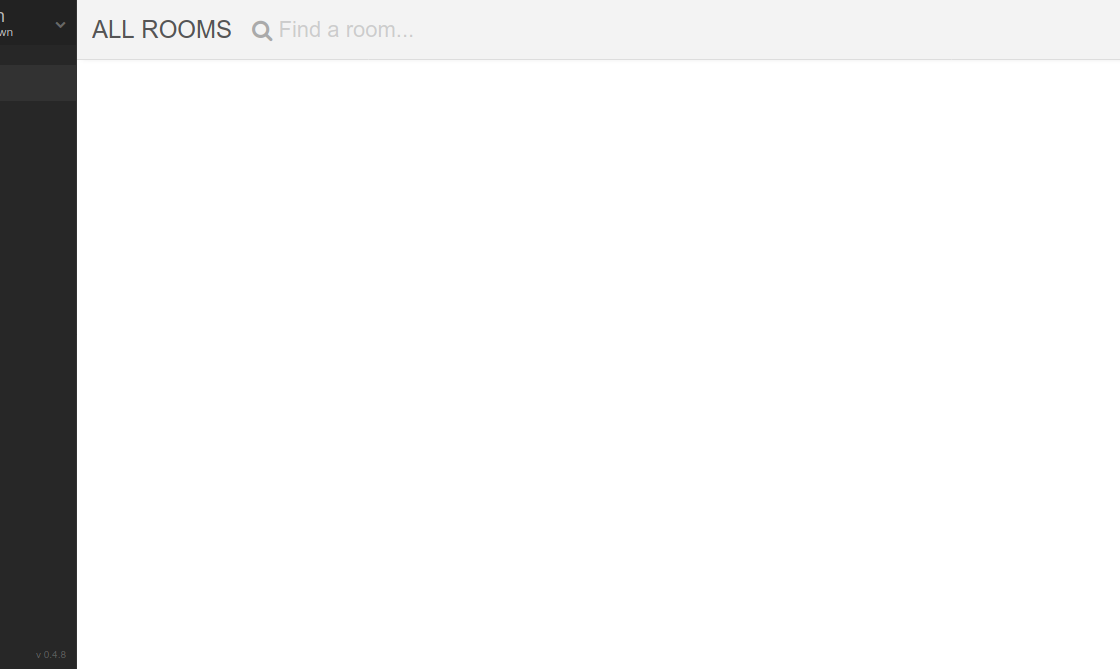 Let's Chat main screen
