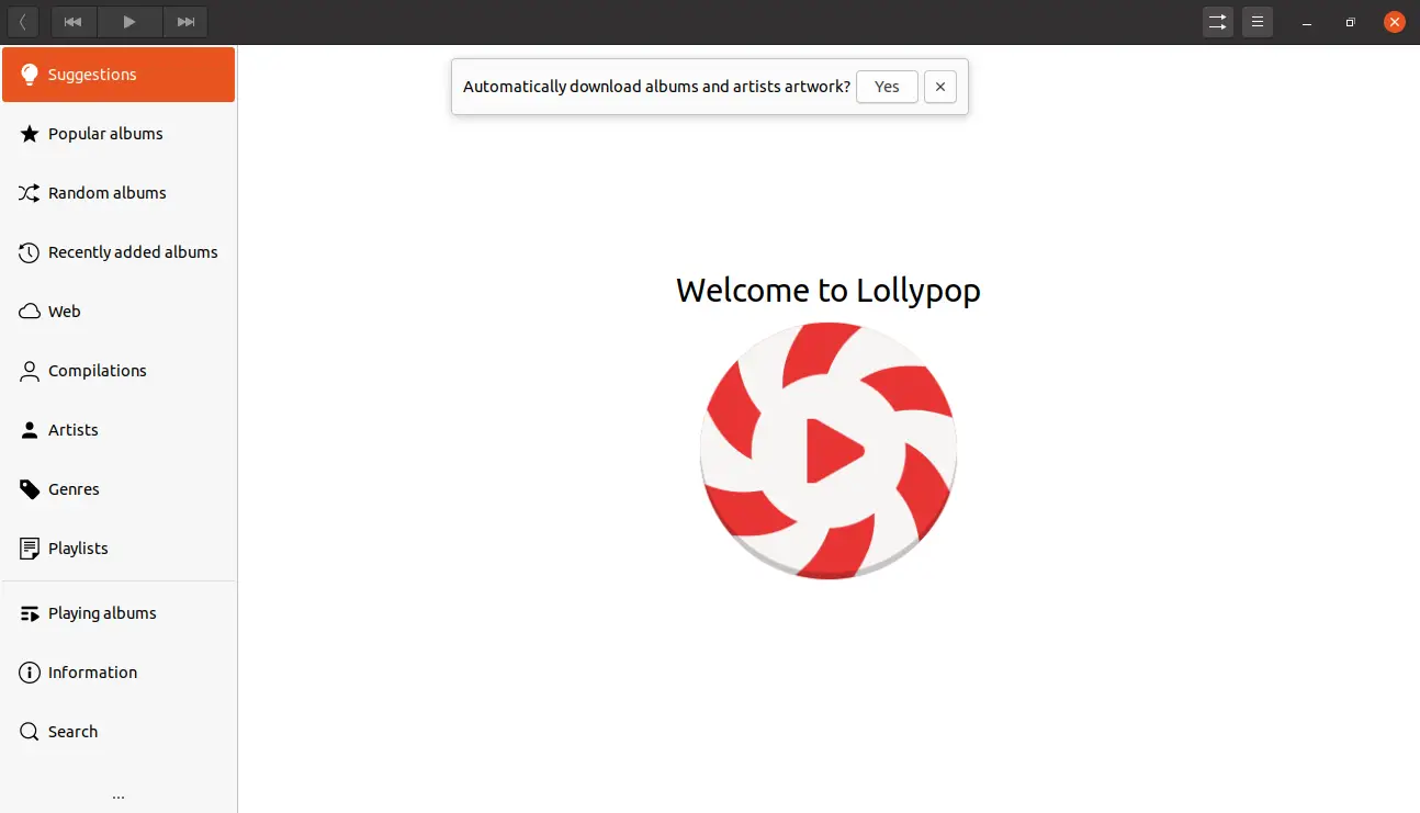 Lollypop interface