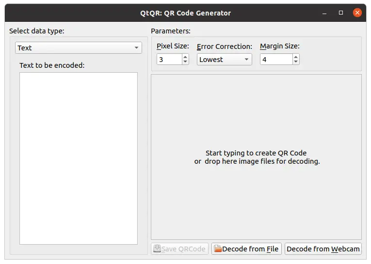 QtQR interface