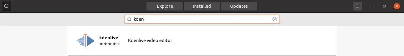 Searching for Kdenlive