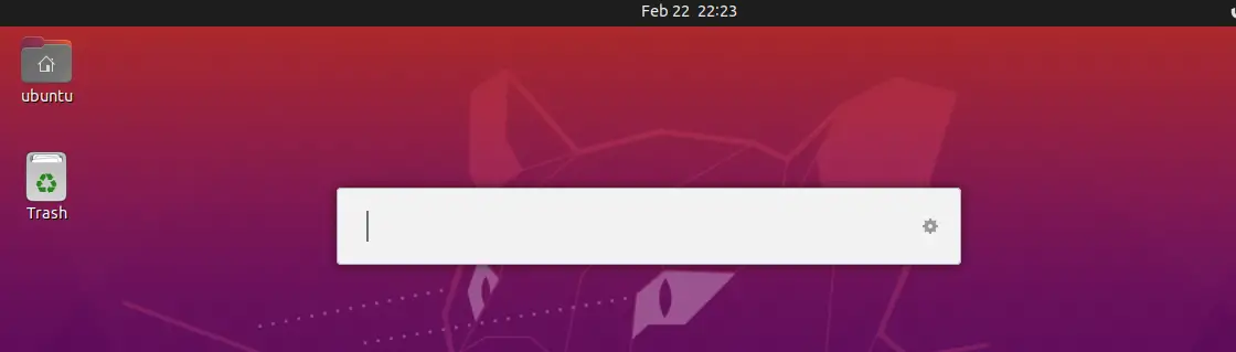 ULauncher running