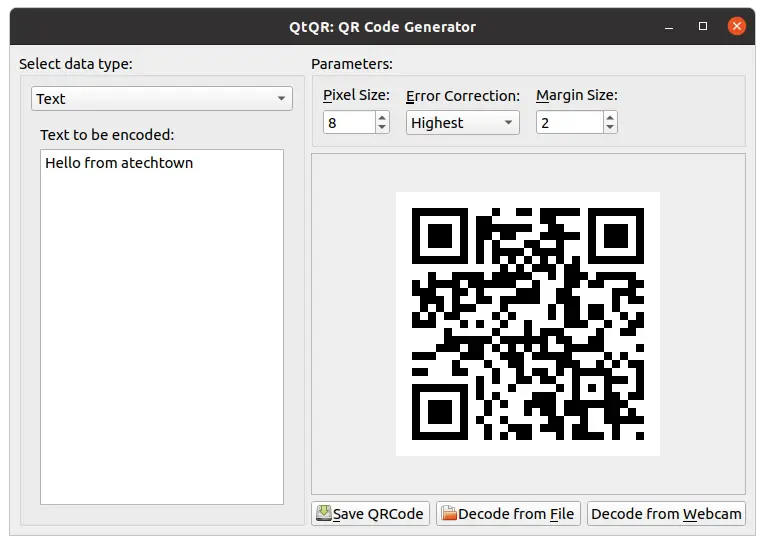 Using QtQR