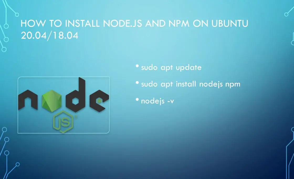 install nodejs ubuntu