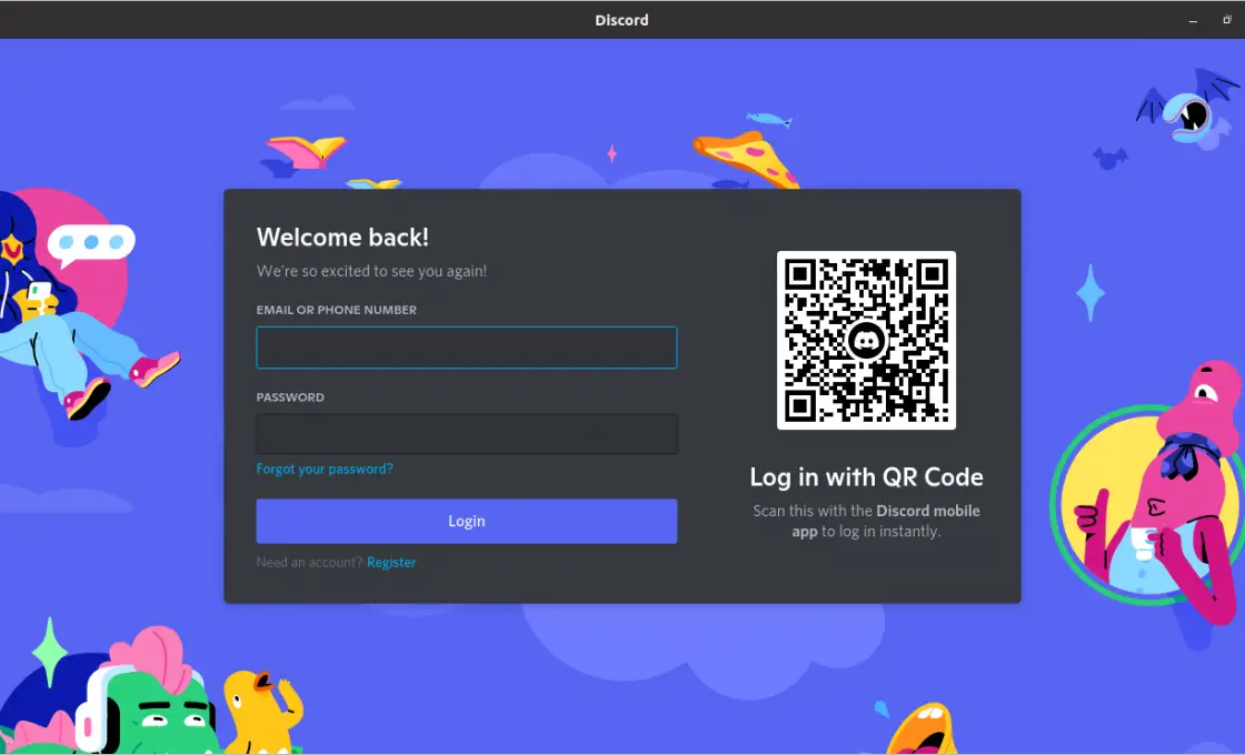 Discord running on Ubuntu 20.04