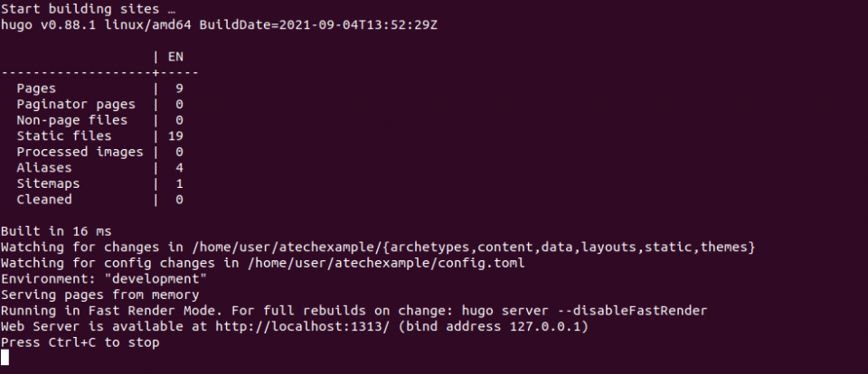 Hugo Example Hugo Server Example Site – A Complete Guide to Using Hugo – IRCVP