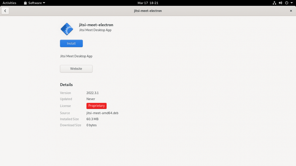 How to Install Jitsi Meet desktop on Debian 11 - ImagineLinux