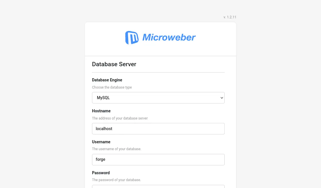 Install Microweber on Debian 11