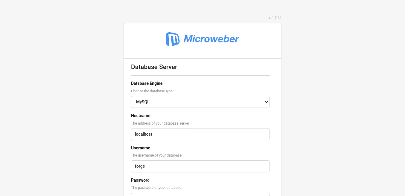 Install Microweber on Debian 11