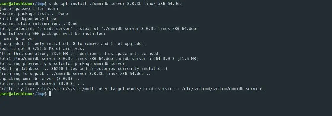 Install OmniDB Server on Ubuntu 20.04