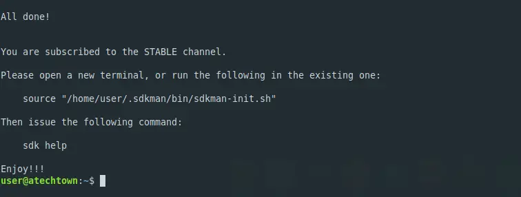 Install SDK on Debian 11