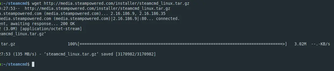 Download SteamCMD on Ubuntu 20.04