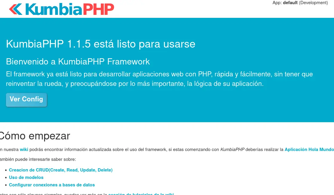 KumbiaPHP on Debian 11 / Ubuntu 20.04