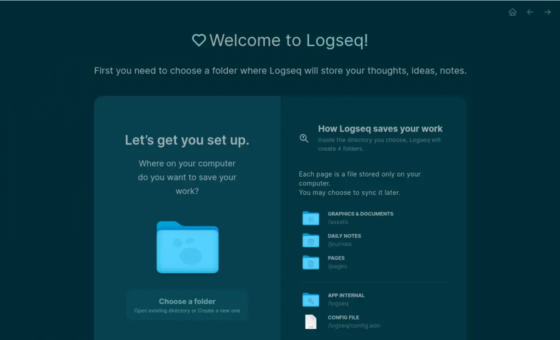 Choose you folder