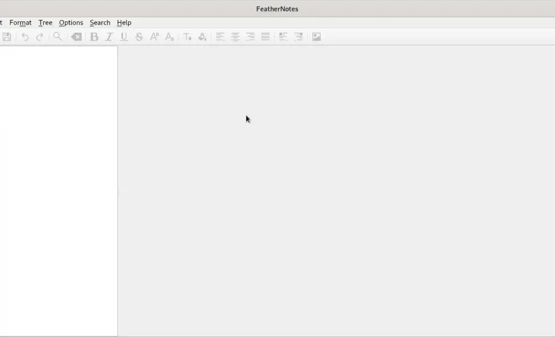 FeatherNotes on Debian 11