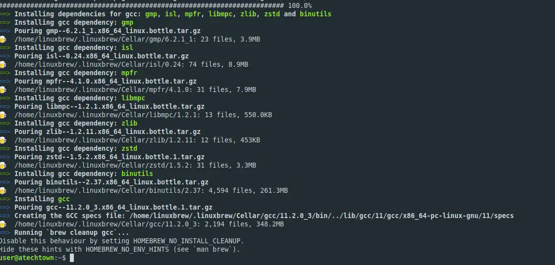 Install homebrew on Ubuntu 20.04