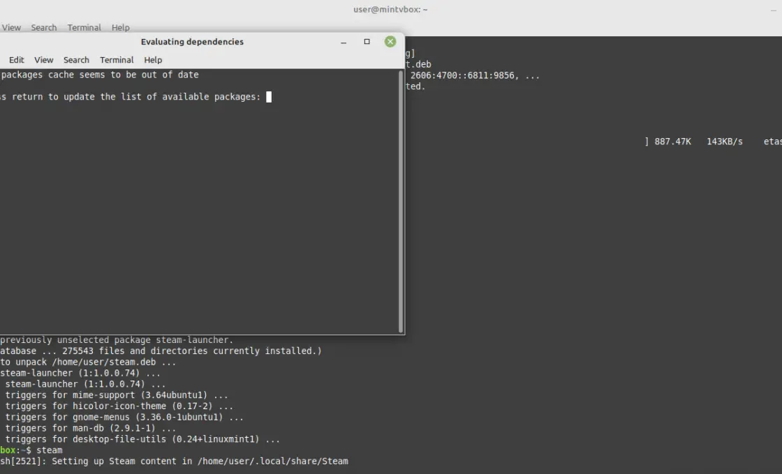 Install Steam on Linux Mint