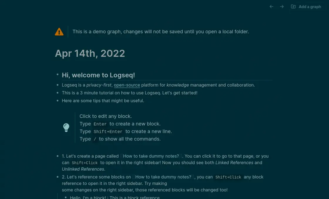 Using LogSeq on Debian 11