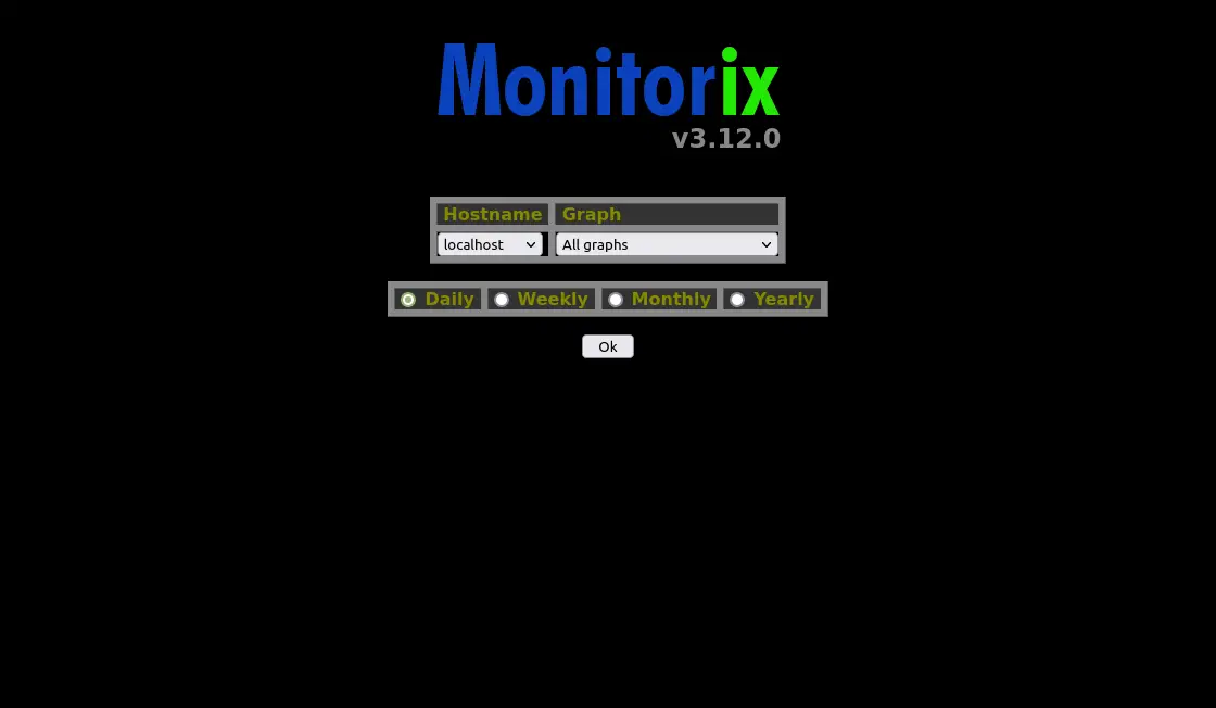 Monitorix initial screen