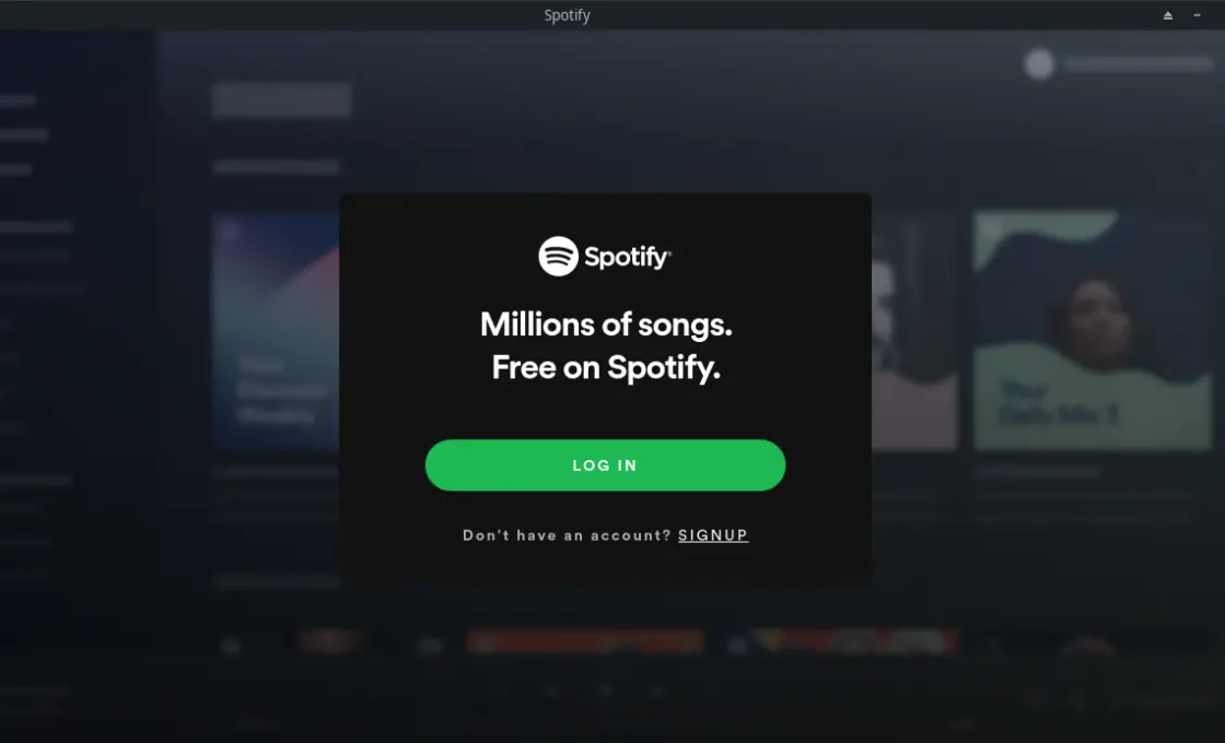 Spotify on Manjaro Linux