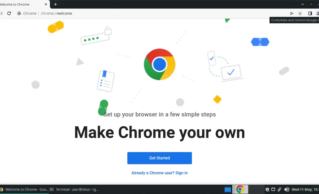 Google Chrome on Manjaro Linux