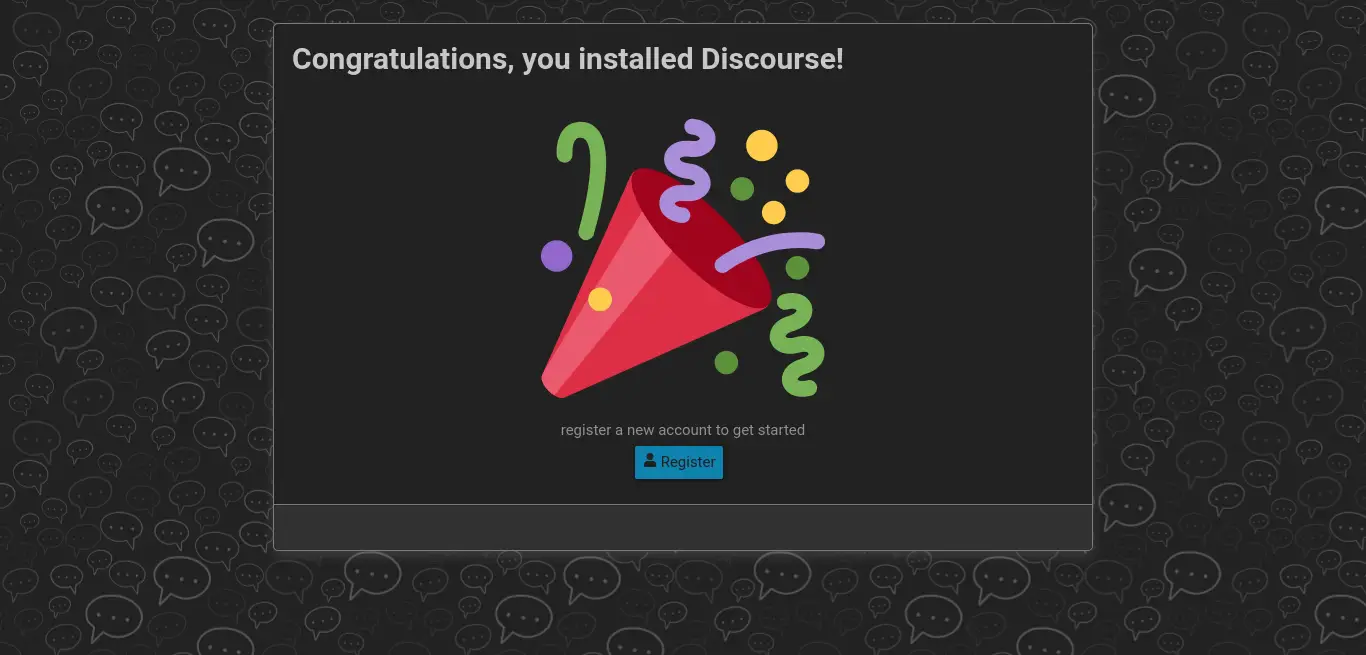 Install Discourse on Ubuntu 20.04